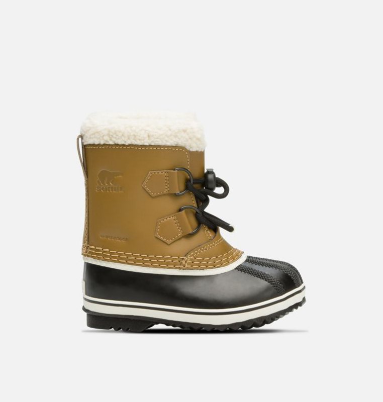 Kids Snow Boots Brown/Black - Sorel Childrens Yoot Pac™ TP - 327640-TBL